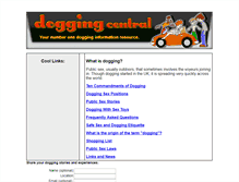 Tablet Screenshot of dogging-central.com